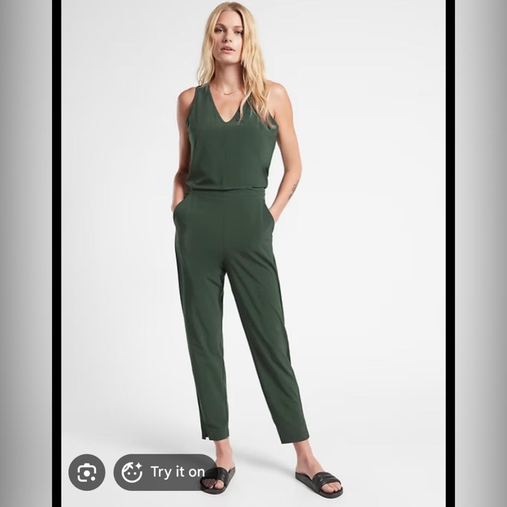 Athleta Forest Green Women's Brooklyn Jumpsuit